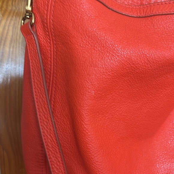 Marc Jacobs Orange Leather Hobo Style Bag with Gold Hardware - Picture 2 of 8